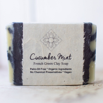 Unearth Malee Cucumber Mint Organic Soap