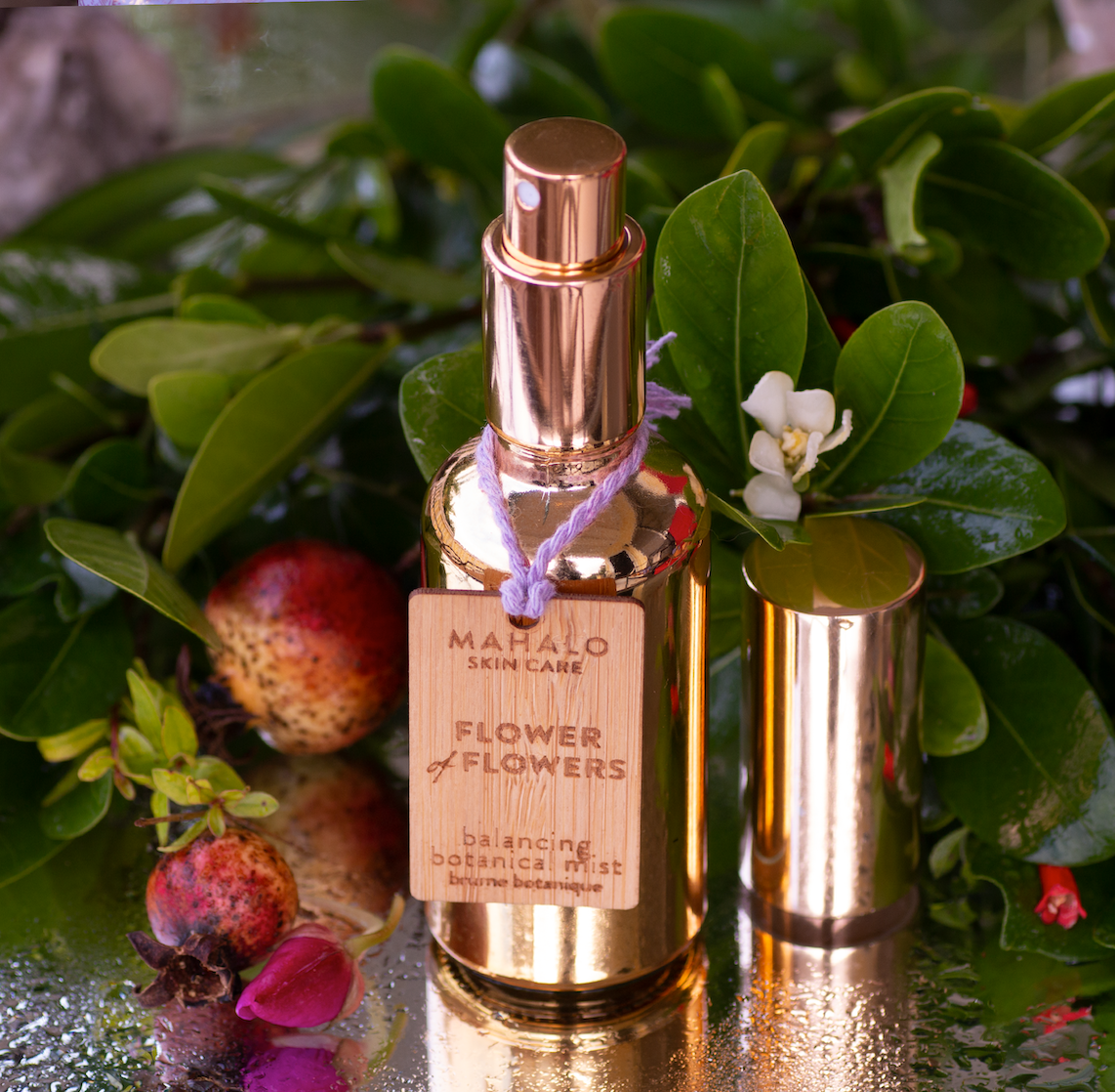MAHALO Skin Care FLOWER of FLOWERS Balancing Botanical Mist