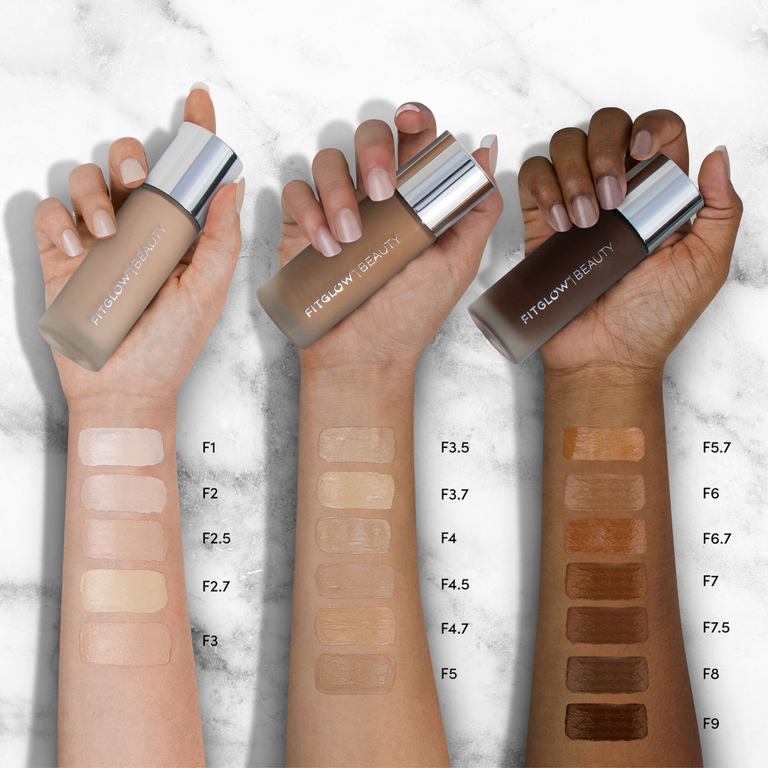 Fitglow Beauty | FOUNDATION+ Color Swatches