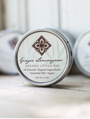 Unearth Malee Ginger Lemongrass Organic Lotion Bar