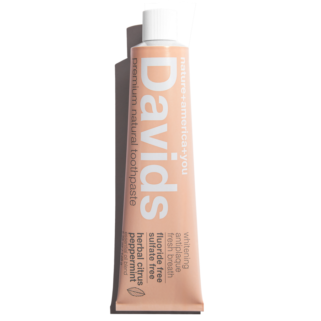 Davids | Premium Natural Toothpaste • Herbal Citrus Peppermint