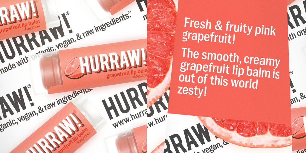 Hurraw! | Grapefruit Lip Balm