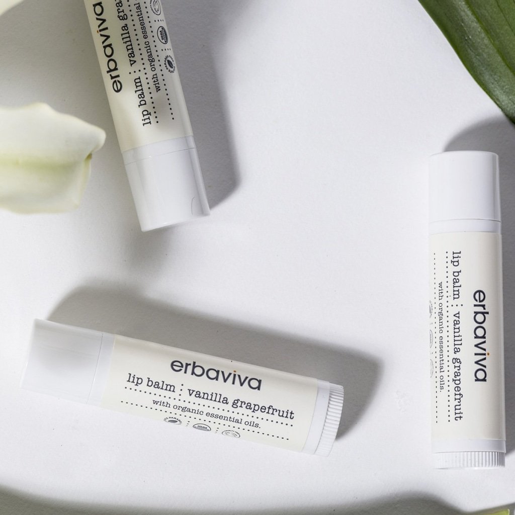 Erbaviva Vanilla Grapefruit Lip Balm