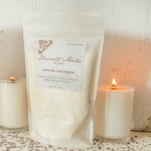 Unearth Malee Lavender Lemongrass Organic Coconut Laundry Detergent