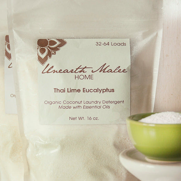 Thai Lime Eucalyptus Organic Coconut Laundry Detergent