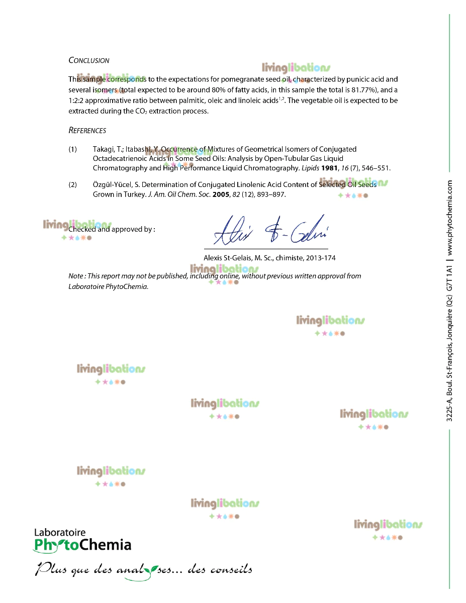 Living Libations Pomegranate Carrier Oil