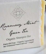 Unearth Malee Rosemary Mint Green Tea Shampoo Bar
