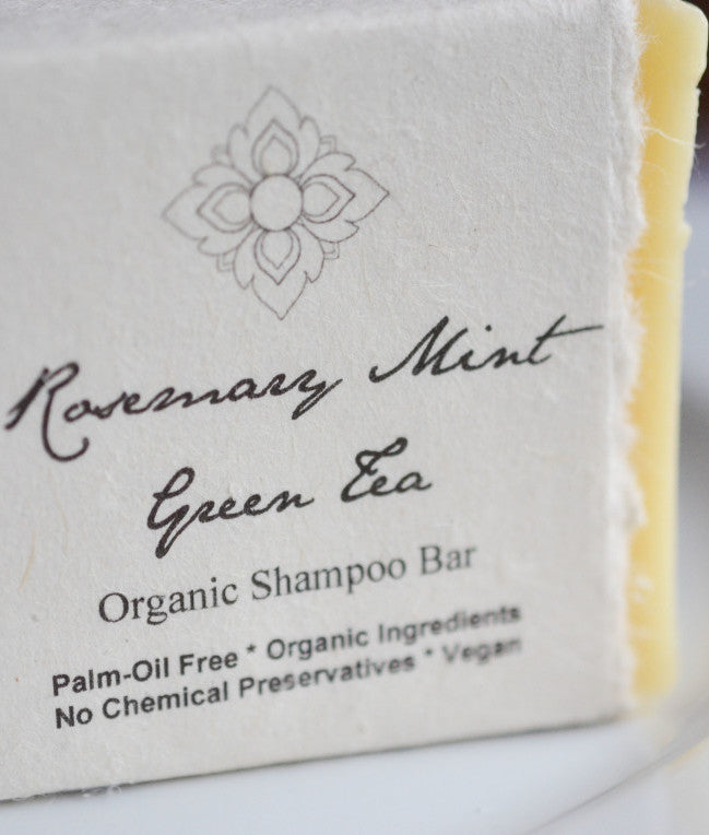 Unearth Malee Rosemary Mint Green Tea Shampoo Bar