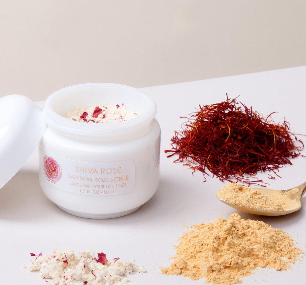 Shiva Rose Saffron Rose Facial Scrub