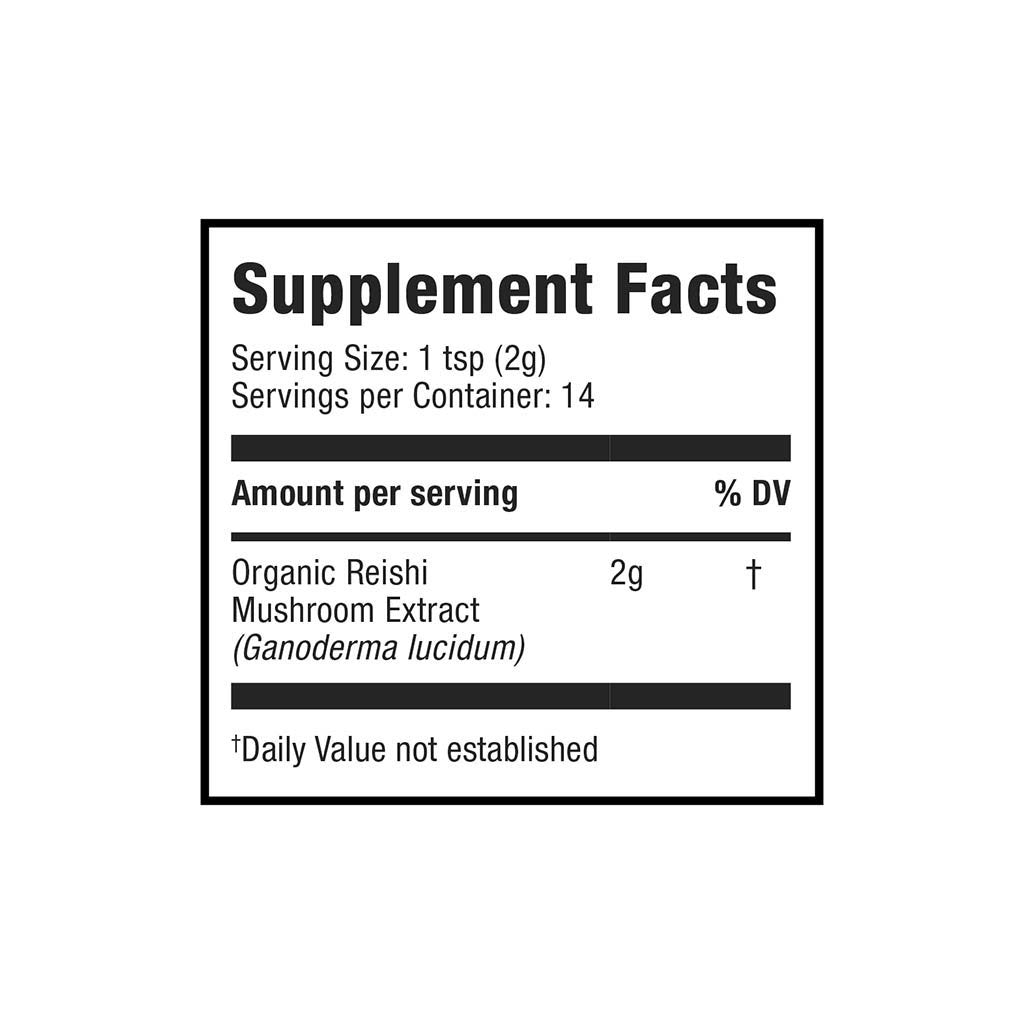 Moon Juice Reishi Supplement Facts