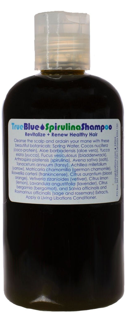 Living Libations True Blue Spirulina Shampoo