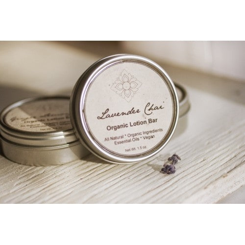 Unearth Malee Lavender Chai Organic Lotion Bar