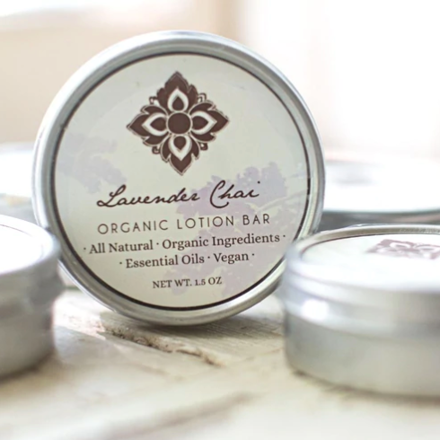 Unearth Malee Lavender Chai Organic Lotion Bar