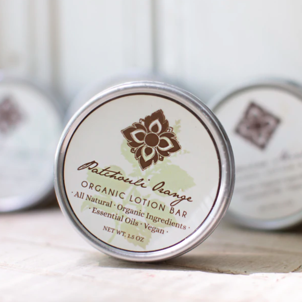 Unearth Malee Patchouli Orange Organic Lotion Bar