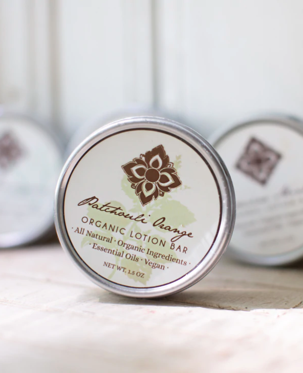 Unearth Malee Patchouli Orange Organic Lotion Bar